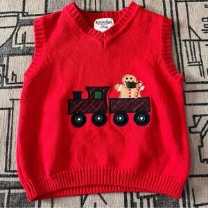 ⭐️ Kitestrings Hartstrings Christmas vest - nearly NEW 100% cotton